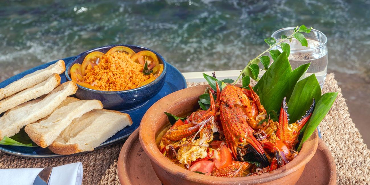 Sri Lankan Crab Curry Cooked by the Personal Chefs at Ishq Villa