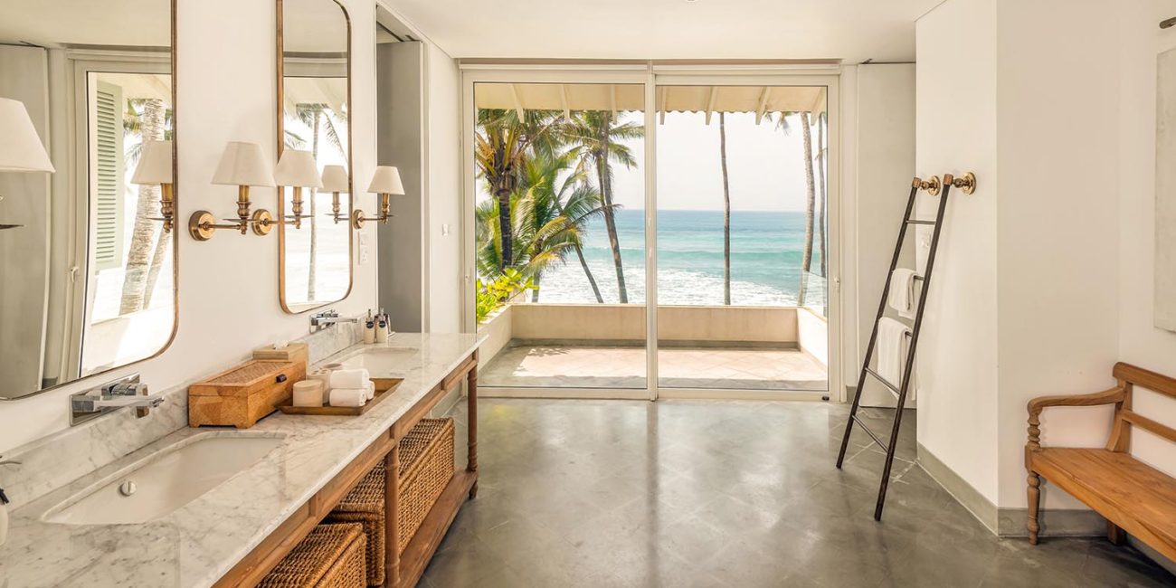 Bathroom of one of the Master Suites at Ishq Villa Galle